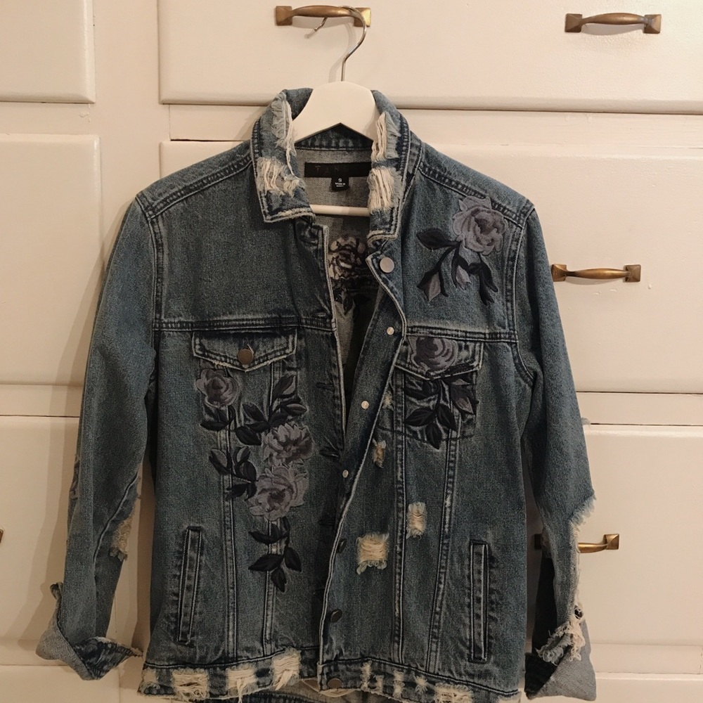 Distressed Jean Jacket